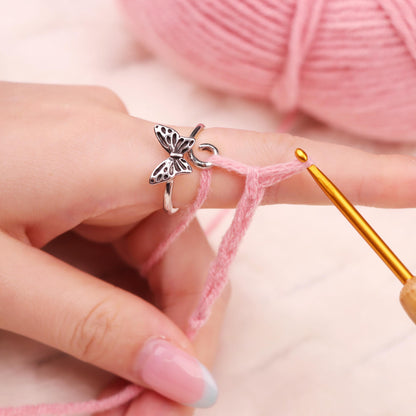 Butterfly Stitch Ring 🦋✨