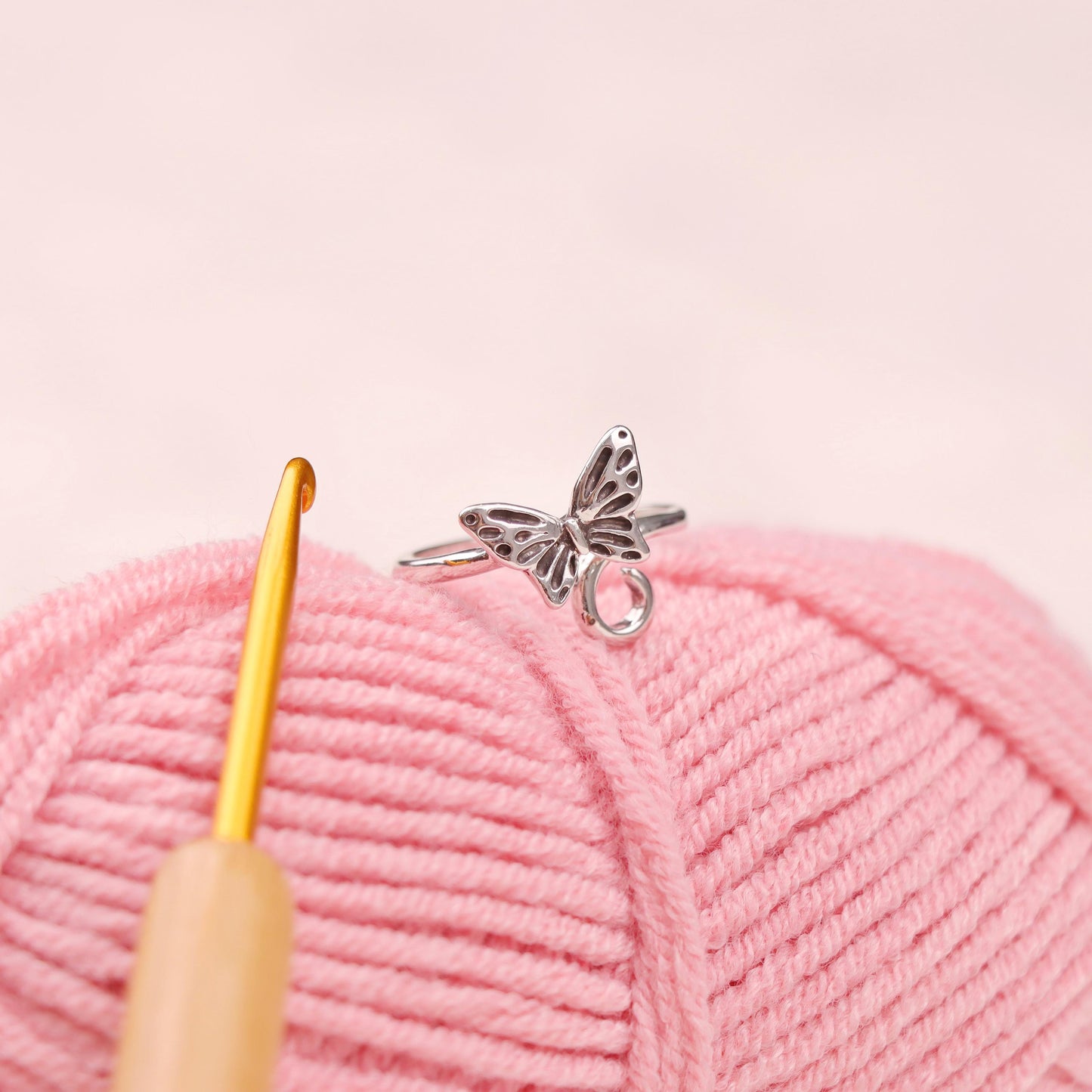 Anillo de punto de mariposa 🦋✨