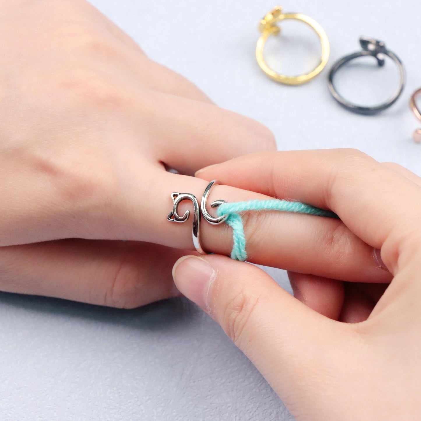 Cat Stitch Ring 🐈🧶